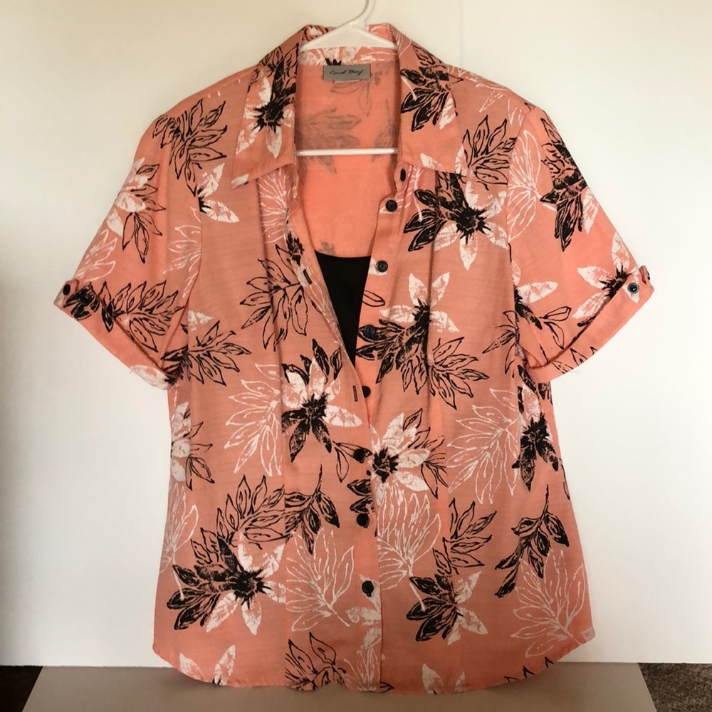 Coral Bay Melon and Black Top